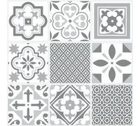 d-c-fix self Adhesive Floor Tiles Oriental Tiles Patterned 11 Pack 30,5 cm x 30,5 cm - Peel and Stick Vinyl Stickers for Bathroom & Kitchen