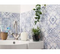 d-c-fix PVC Wandfliese Wall Tiles - Selbstklebend Wandbelag Vinylfliese Fliesenspiegel Renovierung Upcycling Dekoration - Vintage Style 33 cm x 33 cm x 1,4 mm - 1 Pack = 6 Stück = 0,67 qm