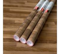 d-c-fix Walnut Block Self-Adhesive Plastic Vinyl Wrap Film 67.5cm x 2m 3 Pack