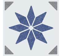 d-c-fix Set of 6 Tile Stickers, Wall Tiles, 15 x 15 cm, Alia Blue, Practical Adhesive Tiles for Kitchen, Bathroom and Kitchen Splashback, Self-Adhesive Wall Tile Stickers, Water-Resistant Tile Film