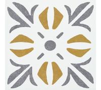 d-c-fix Set of 6 Tile Stickers, Wall Tiles, 15 x 15 cm, Cubia Gold, Practical Adhesive Tiles for Kitchen, Bathroom and Kitchen Splashback, Self-Adhesive Wall Tile Stickers, Water-Resistant Tile Film