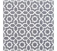 d-c-fix Set of 6 Tile Stickers, Wall Tiles, 15 x 15 cm, Lina Grey, Practical Adhesive Tiles for Kitchen, Bathroom and Kitchen Splashback, Self-Adhesive Wall Tile Stickers, Water-Resistant Tile Film