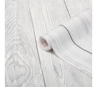 D-C-Fix Shabby White Wood Woodgrain Sticky Back Plastic Self Adhesive Vinyl 2.1M X 90Cm