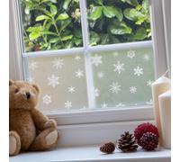 D-C-Fix Snowflakes Premium Static Cling Christmas Window Film Border For Décor 1.5M(L) 20Cm(W)