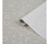 d-c-fix window film privacy Candice - 67,5cm x 1,5m - static vinyl films for glass windows with a geometric flower design - self-adhesive, opaque, frosted, decorative for bathroom, home & kitchen