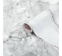 d-c-fix Vinyl Wrap Romeo grey 90 cm x 2,1 m - Sticky Back Plastic | Self Adhesive Vinyl for Furniture, Kitchen Cabinets, Table & Window Sills - DIY Peel and Stick Wrap - Wipe Clean & Durable