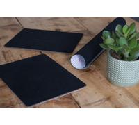 D-C-Fix Sticky Back Plastic Vinyl Self Adhesive Fablon Black Velour Fab10010 1M X 45Cm