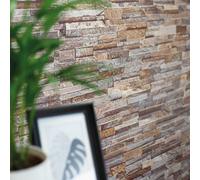 D-C-Fix Stone Wall Sand 3D Splashback Wallpaper For Kitchen And Bathroom 4M(L) 67.5Cm(W)