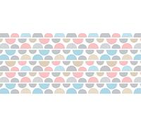 d-c-fix Tablecloth PVC-Free - Table Cover, Oilcloth for Kitchen & Dining Room - Food Safe, Stain-Resistant Coating - Fancy Circles - 140 cm x 180 cm