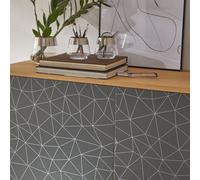 D-C-Fix Tico Silver 67.5Cm X 2M Self-Adhesive Vinyl Wrap For Doors And Furniture