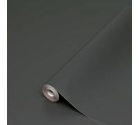 d-c-fix vinyl wrap Anthracite matt plain 67,5 cm x 2 m - sticky back plastic roll for furniture, kitchen & cupboards - contact paper sticker self adhesive film