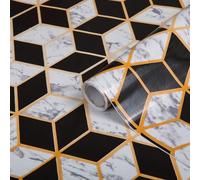 d-c-fix vinyl wrap Copps trendyline patterned 67,5 cm x 1,5 m - sticky back plastic roll for furniture, kitchen & cupboards - contact paper sticker self adhesive film