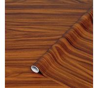 d-c-fix vinyl wrap Gold walnut wood effect 67,5 cm x 2 m - sticky back plastic roll for furniture, kitchen & cupboards - contact paper sticker self adhesive film