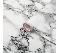 d-c-fix Self-Adhesive Film, Marble, Vinyl, Marmi White, 45 cm x 2 m