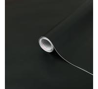 d-c-fix Vinyl Wrap Matte Black 67,5 cm x 2 m - Sticky Back Plastic | Self Adhesive Vinyl for Furniture, Kitchen Cabinets, Table & Window Sills - DIY Peel and Stick Wrap - Wipe Clean & Durable
