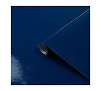 d-c-fix vinyl wrap Navy blue gloss plain 45 cm x 2 m - sticky back plastic roll for furniture, kitchen & cupboards - contact paper sticker self adhesive film