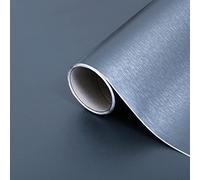 d-c-fix vinyl wrap Platino silver metallic 45 cm x 1,5 m - sticky back plastic roll for furniture, kitchen & cupboards - contact paper sticker self adhesive film