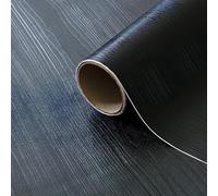 d-c-fix vinyl wrap Quadro black quadro wood effect 67,5 cm x 1,5 m - sticky back plastic roll for furniture, kitchen & cupboards - contact paper sticker self adhesive film