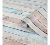 d-c-fix vinyl wrap Rio ocean wood effect patterned 67,5 cm x 2 m - sticky back plastic roll for furniture, kitchen & cupboards - contact paper sticker self adhesive film