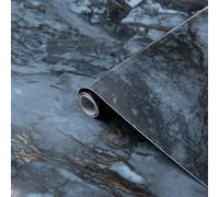 d-c-fix vinyl wrap - Romeo gold marble effect - 45 cm x 2 m - self adhesive wallpaper & sticky back plastic roll for furniture, kitchen worktops & cupboards - decorative contact paper film