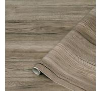 d-c-fix vinyl wrap Sanremo oak sepia wood effect 90 cm x 2,1 m - sticky back plastic roll for furniture, kitchen & cupboards - contact paper sticker self adhesive film