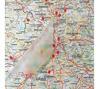 d-c-fix vinyl wrap transparent crystal clear 45 cm x 2 m - sticky back plastic self-adhesive window film book covering protection sticker peel and stick home, kitchen furniture