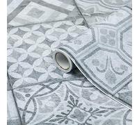 d-c-fix vinyl wrap Visbi trendyline patterned 67,5 cm x 1,5 m - sticky back plastic roll for furniture, kitchen & cupboards - contact paper sticker self adhesive film