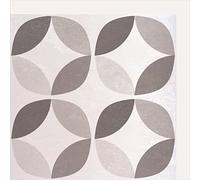 D-C-Fix Geometric Grey Self Adhesive Vinyl Wall Tiles Pack Of 6 (0.56Sqm)