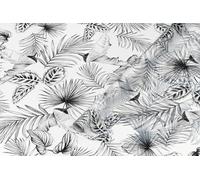 d-c-fix window film privacy Botanicals - 45cm x 1,5m - static vinyl films for glass windows with a modern leaves pattern - self-adhesive, opaque, frosted, decorative for bathroom, home & kitchen