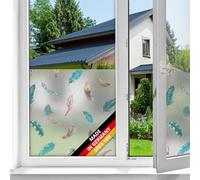 d-c-fix window film privacy Finja static cling premium 67,5 cm x 1,5 m - frosted glass film sticker opaque - for home, kitchen, bathroom & office