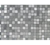 d-c-fix window film privacy Globe - 15cm x 2m - static vinyl films for glass windows with a monochrome mosaic design - self-adhesive, opaque, frosted, decorative for bathroom, home & kitchen