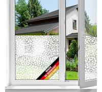 d-c-fix window film privacy Lava - 45cm x 1,5m - static vinyl films for glass windows with a modern geometric pattern - self-adhesive, opaque, frosted, decorative for bathroom, home & kitchen