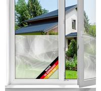 d-c-fix window film privacy Murano - 45cm x 1,5m - static vinyl films for glass windows with a geometric form pattern - self-adhesive, opaque, frosted, decorative for bathroom, home & kitchen