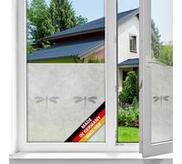 FROSTED GLASS EFECT DRAGONFLY STATIC CLING SELF ADHESIVE PREMIUM DCFIX 1.5MX45cm