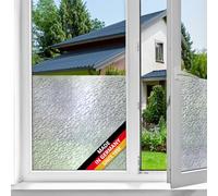 d-c-fix Fensterfolie static Premium Snow UV Sichtschutz beidseitig blickdicht statisch selbsthaftend Folie für Bad-Fenster, Küche, Glastür Milchglasfolie Sichtschutzfolie Glasfolie 45 cm x 1,5 m