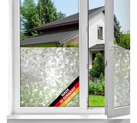 D C FIX 90cm X 1.5m SPLINTER ICE PRIVACY GLASS FROSTED WINDOW GLASS STATIC CLING