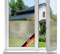 d-c-fix window film privacy Texido - 45cm x 1,5m - static vinyl films for glass windows with a modern texture pattern - self-adhesive, opaque, frosted, decorative for bathroom, home & kitchen
