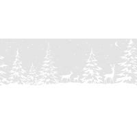 d-c-fix window film privacy White Forest - 20cm x 1,5m - static vinyl films for glass windows with a snow landscape design - self-adhesive, opaque, frosted, decorative for bathroom, home & kitchen
