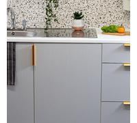 D C Fix dc fix Padstow Grey Self Adheisve Vinyl Wrap 67.5CMX10M Grey