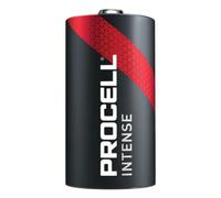 D Cell Battery Pack 10 Alkaline Copper Top, Long Lasting Heavy Duty Black Metal