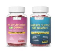 D-Chiro & Myo Inositol Gummies for Cycle Support & PCOS, 22-in-1 Female Balance & Hormonal Support, Myo Inositol with Folate, Chromium, Vitamin B12 & D3, Ashwagandha L-Theanine Magnesium Blend 150x