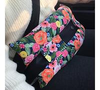 D. Cozy Hysterectomy Pillow Abdominal Surgery Seatbelt Pillows with Pocket Myomectomy Comfort Cushion for Belly Incision Tummy Tuck C-Section Recovery Gifts Women Patients (Cute Flower)