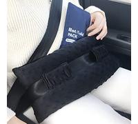 D. Cozy Hysterectomy Pillow Abdominal Surgery Seatbelt Pillows with Pocket Myomectomy Comfort Cushion for Belly Incision Tummy Tuck C-Section Recovery Gifts Women Patients (Minky Black)