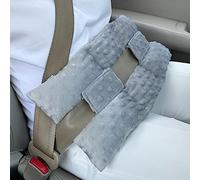 D. Cozy Ostomy Seat Belt Pillow Stoma Seatbelt Protector Ostomy Bag Cover Pillow for Driving Ileostomy Ostomy Support Pillow Urostomy Supplies Car Women Men Minky Dot Light Gray
