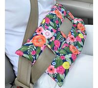 D. Cozy Seat Belt Pillow for Peritoneal Dialysis Port Protector Cushion Ostomy Stoma PD Catheter Gtube Peg Feeding Tube Picc Line Post Surgery Pillow Abdominal Surgery Recovery Cute Flower
