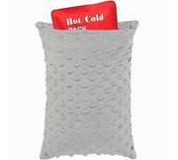 D. Cozy Tiny Hysterectomy Pillow Small Hysterectomy Recovery Must Haves Products Gifts Soft Post Surgery Pillows with Ice Pack Pocket for Abdominal Surgery Cushion Cough Pillow, Minky Dot Light Gray