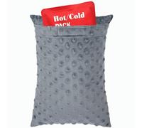 D. Cozy Tiny Hysterectomy Pillow Small Hysterectomy Recovery Must Haves Products Gifts Soft Post Surgery Pillows with Ice Pack Pocket for Abdominal Surgery Cushion Cough Pillow, Minky Dot Dark Gray