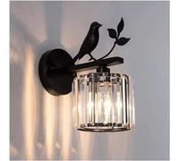 d Crystal Modern Bird Wall Sconce - Vanity Light for Bathroom, Bedroom, Living Room, Hallway