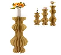 d Cylinder Support Stands for Weddings 8pcs Foldable Cardboard Column Vases for Flowers Acrylic Plate Dessert & Cupcake Table 31.5" Tall Display