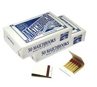 D.D. Bean & Sons Matchbooks, 50 Packs of 20 Matches, Classic White, Made in USA, 2, 2 Pack